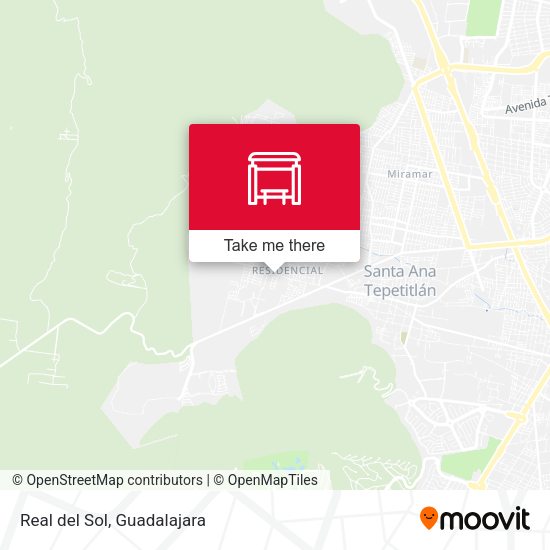 Real del Sol map