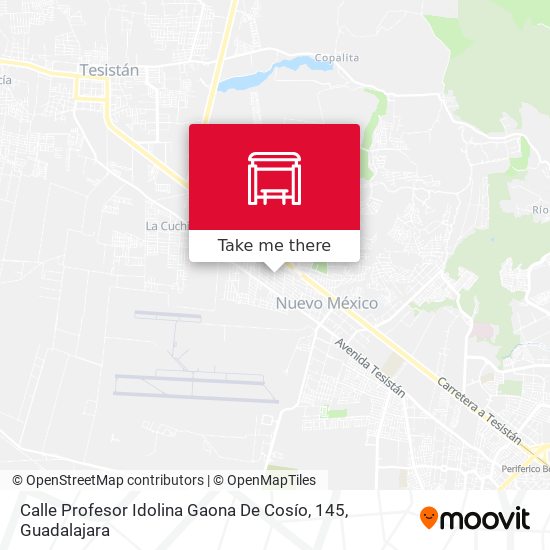 Calle Profesor Idolina Gaona De Cosío, 145 map