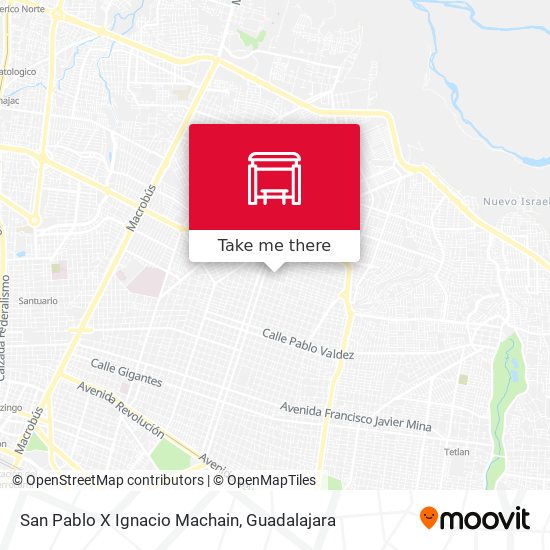 Mapa de San Pablo X Ignacio Machain