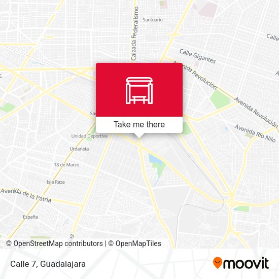 Calle 7 map