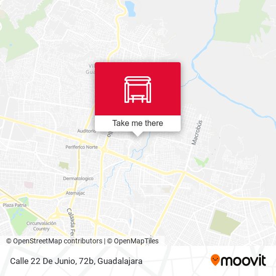 Mapa de Calle 22 De Junio, 72b