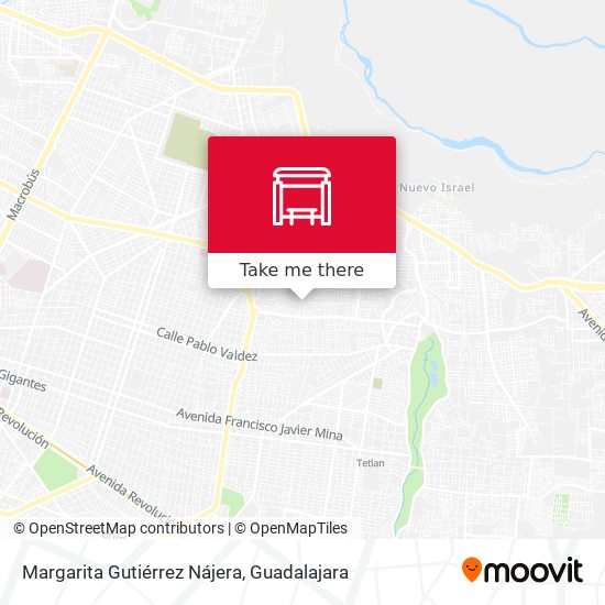 Mapa de Margarita Gutiérrez Nájera