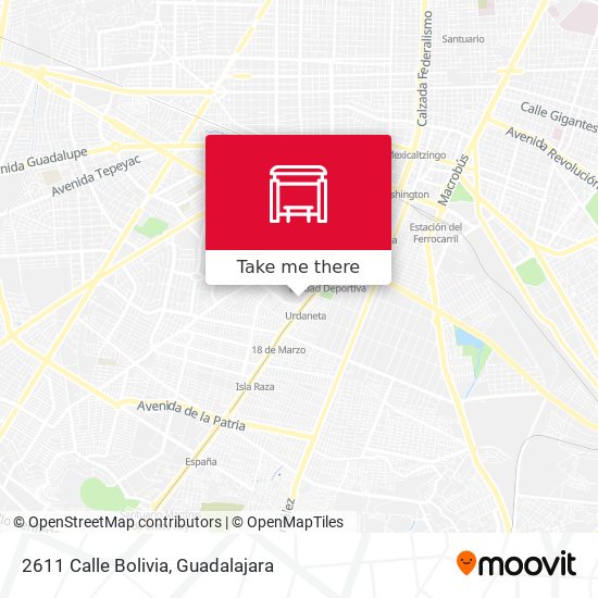 2611 Calle Bolivia map