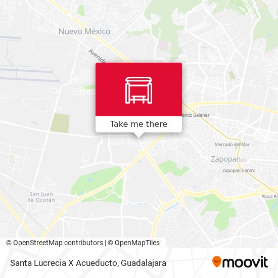 Santa Lucrecia X Acueducto map