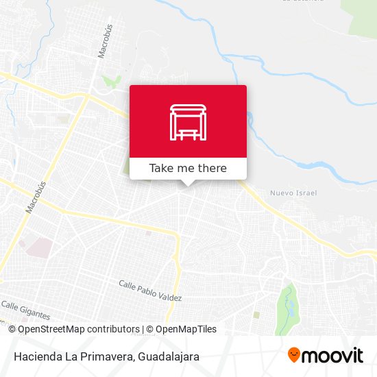 Hacienda La Primavera map