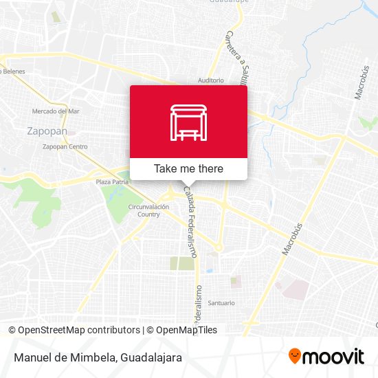 Mapa de Manuel de Mimbela