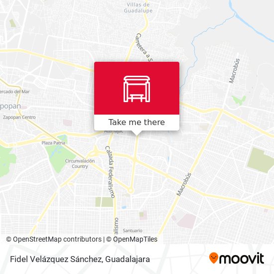 Fidel Velázquez Sánchez map