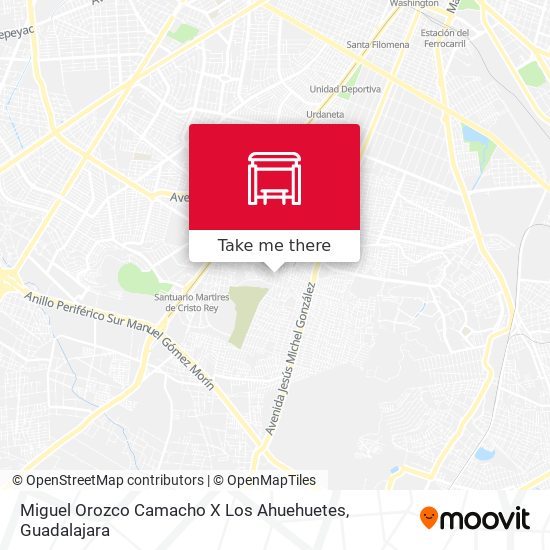 Mapa de Miguel Orozco Camacho X Los Ahuehuetes