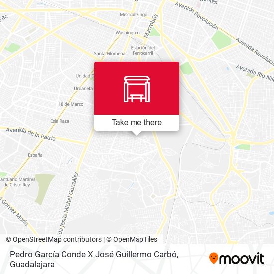 Pedro García Conde X José Guillermo Carbó map