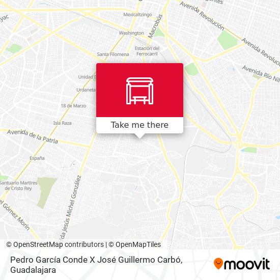 Pedro García Conde X José Guillermo Carbó map