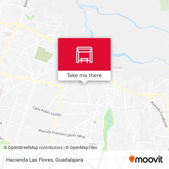Mapa de Hacienda Las Flores