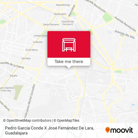 Pedro García Conde X José Fernández De Lara map