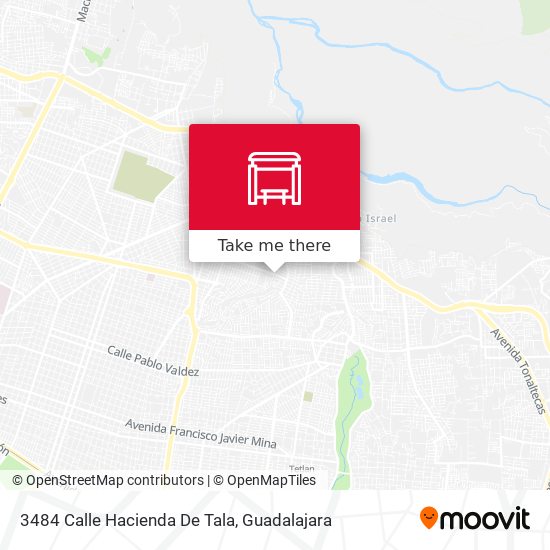 Mapa de 3484 Calle Hacienda De Tala