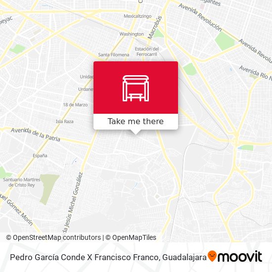 Pedro García Conde X Francisco Franco map