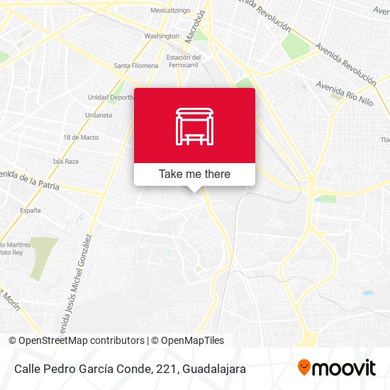Mapa de Calle Pedro García Conde, 221