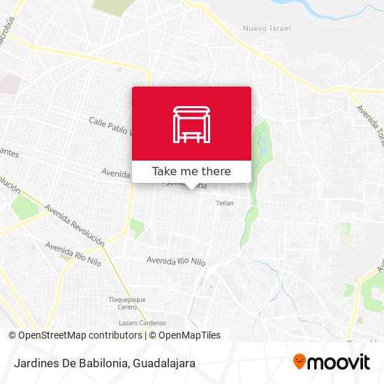 Jardines De Babilonia map