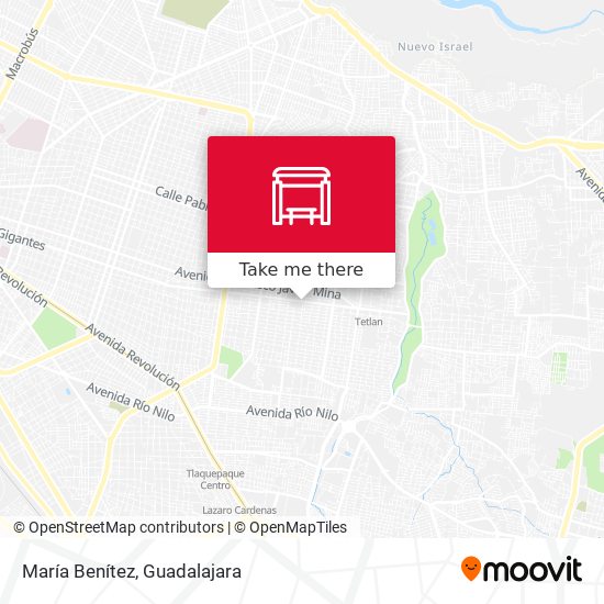 Mapa de María Benítez