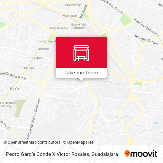 Pedro García Conde X Víctor Rosales map