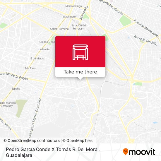 Pedro García Conde X Tomás R. Del Moral map