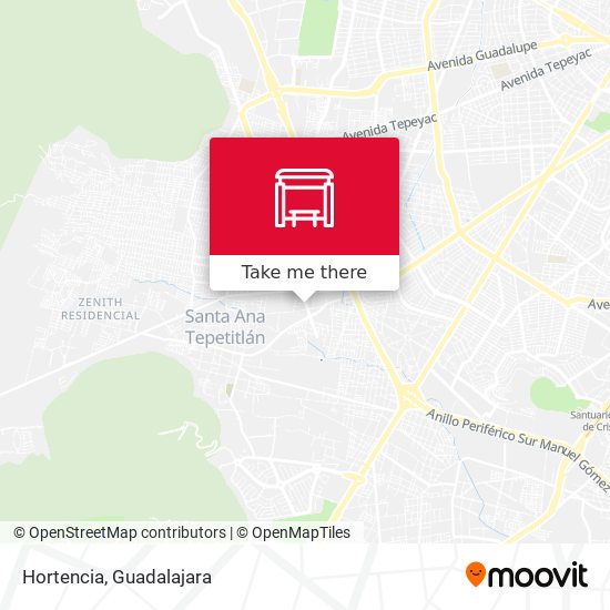 Mapa de Hortencia