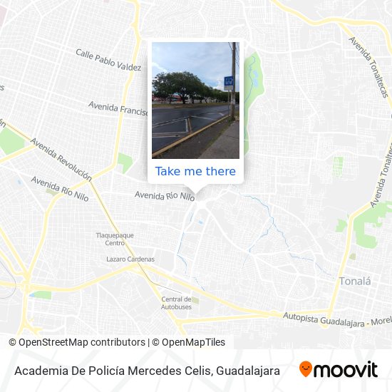 Academia De Policía Mercedes Celis map