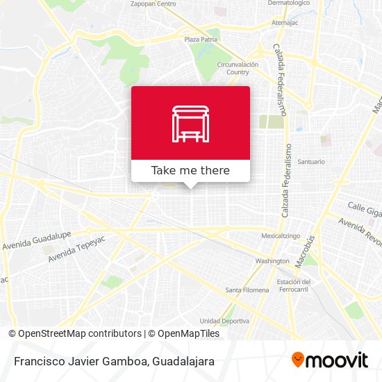Mapa de Francisco Javier Gamboa