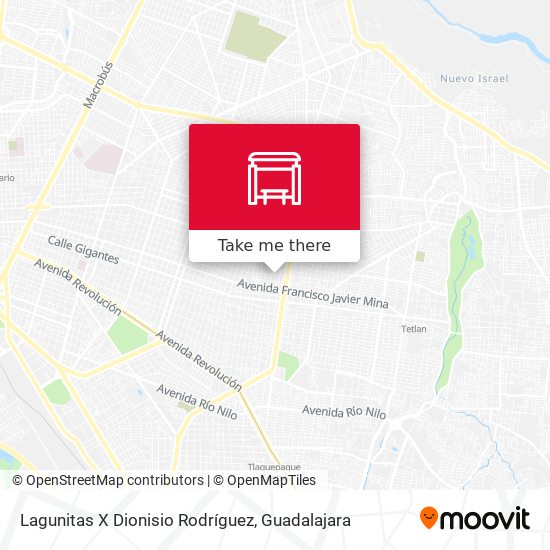Lagunitas X Dionisio Rodríguez map
