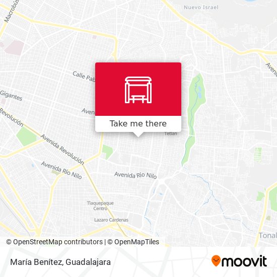 Mapa de María Benítez