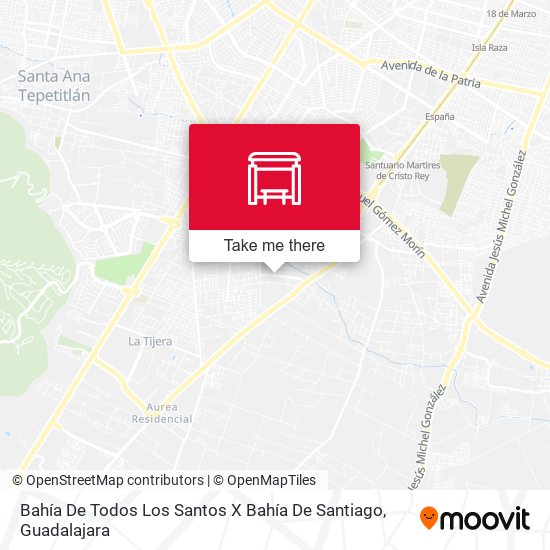 Bahía De Todos Los Santos X Bahía De Santiago map