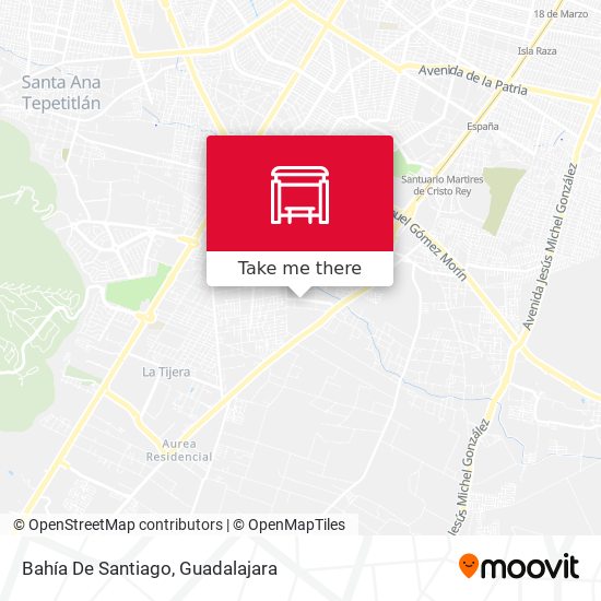 Bahía De Santiago map