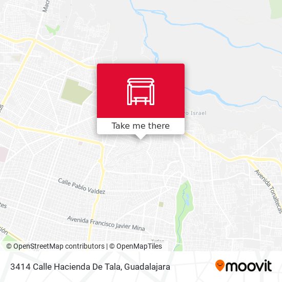 3414 Calle Hacienda De Tala map