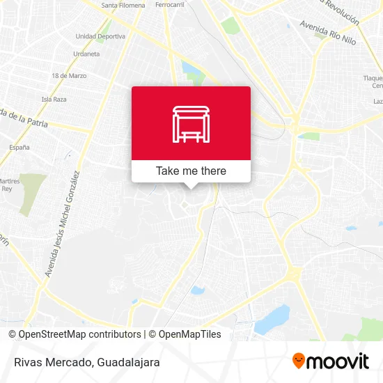 Rivas Mercado map