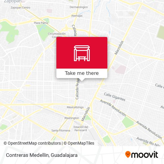 Contreras Medellín map