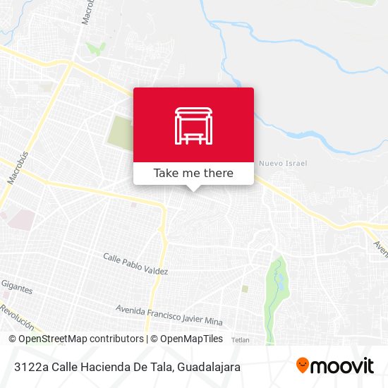 Mapa de 3122a Calle Hacienda De Tala
