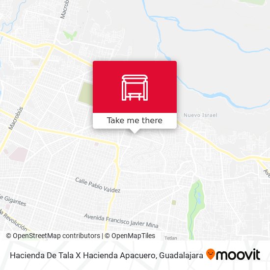 Hacienda De Tala X Hacienda Apacuero map