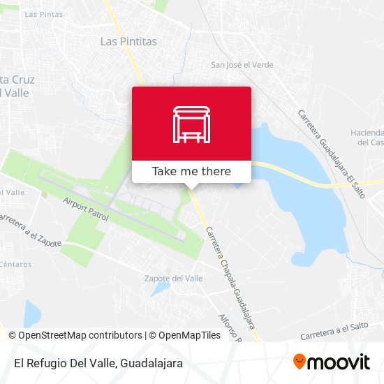 El Refugio Del Valle map