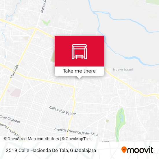 2519 Calle Hacienda De Tala map