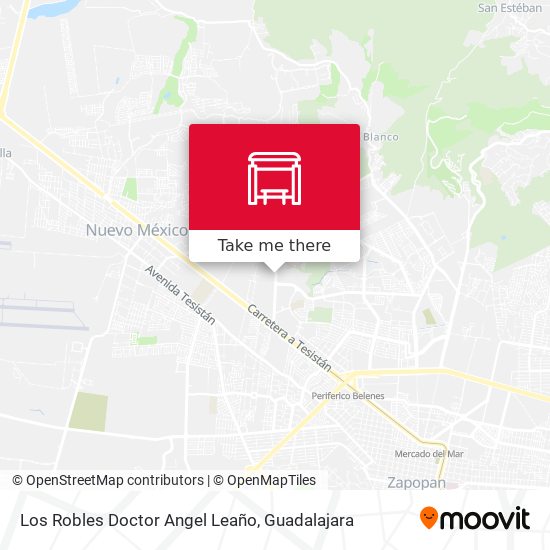 Los Robles Doctor Angel Leaño map