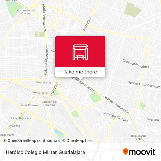 Heróico Colegio Militar map