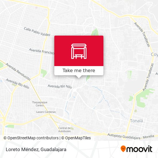Mapa de Loreto Méndez