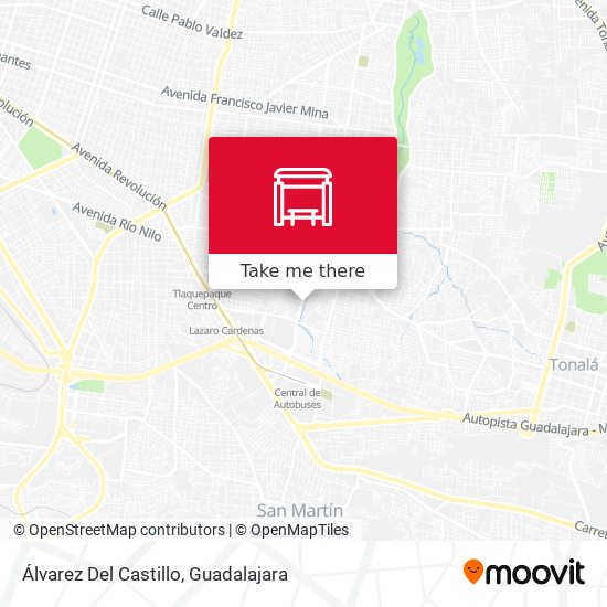 Álvarez Del Castillo map
