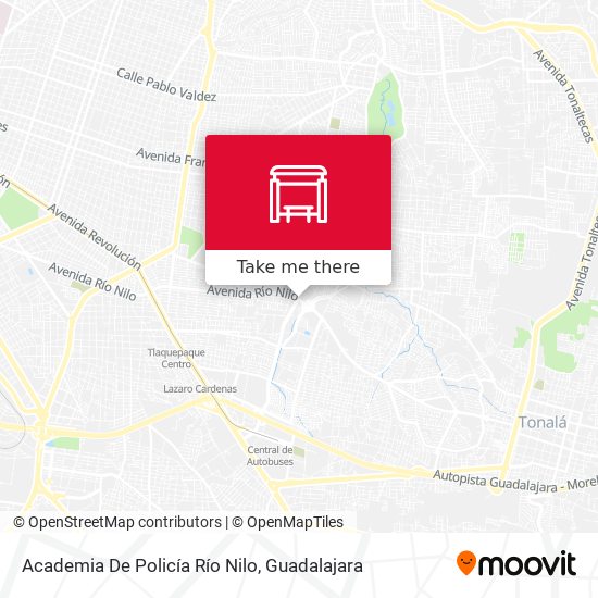 Mapa de Academia De Policía Río Nilo