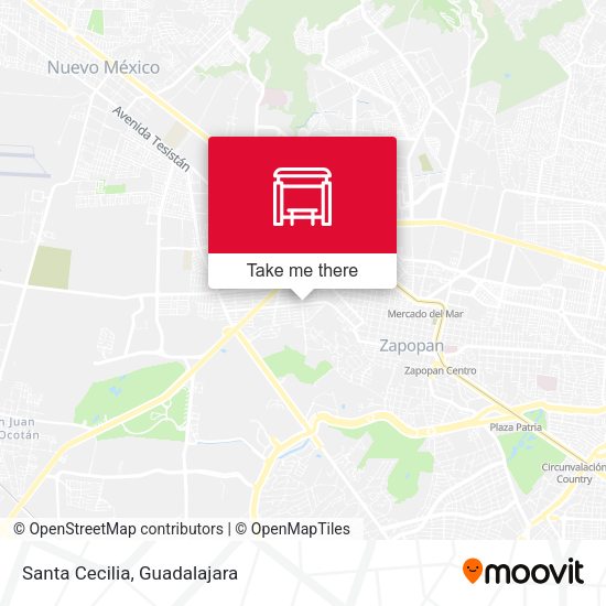 Santa Cecilia map