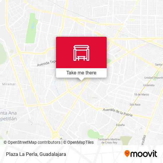 Mapa de Plaza La Perla