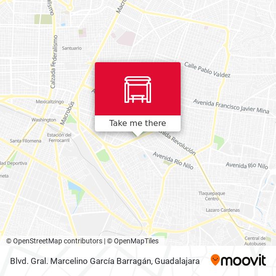 Mapa de Blvd. Gral. Marcelino García Barragán