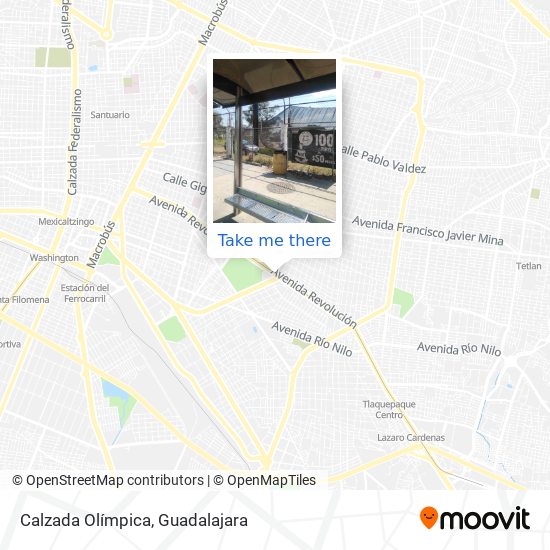 Mapa de Calzada Olímpica