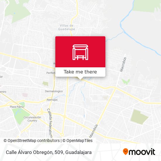 Calle Álvaro Obregón, 509 map