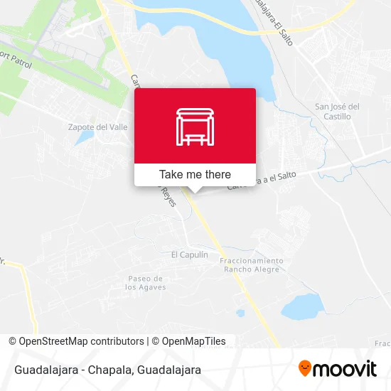 Guadalajara - Chapala map