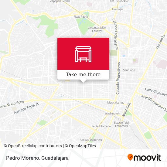 Mapa de Pedro Moreno
