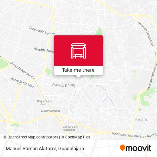 Manuel Román Alatorre map